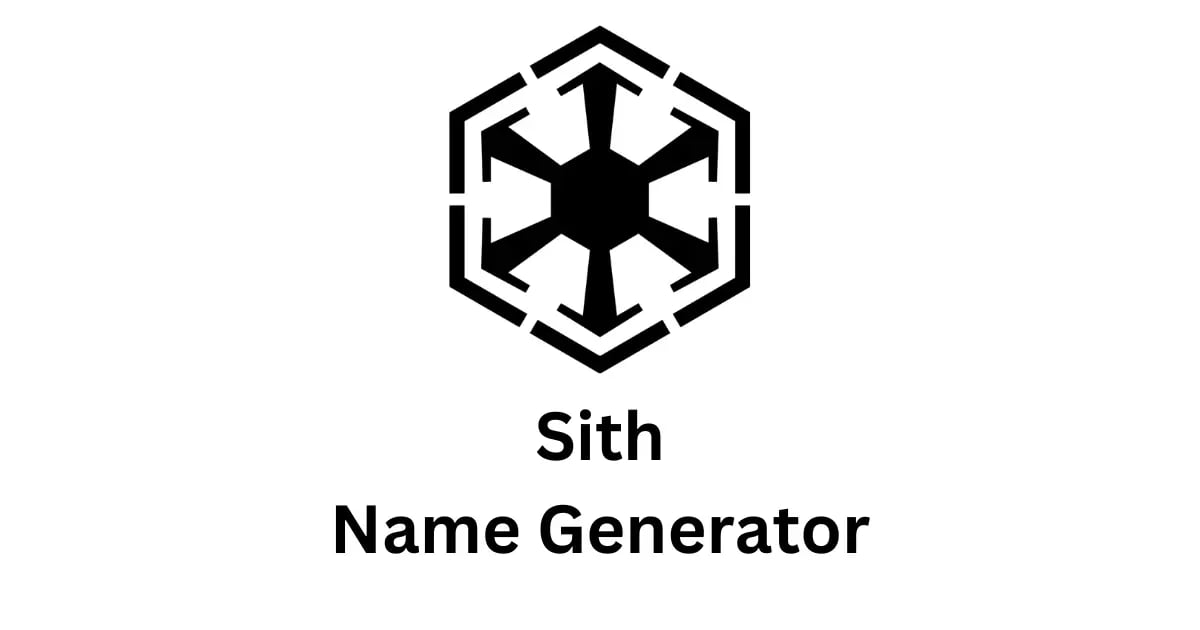 Sith Name Generator