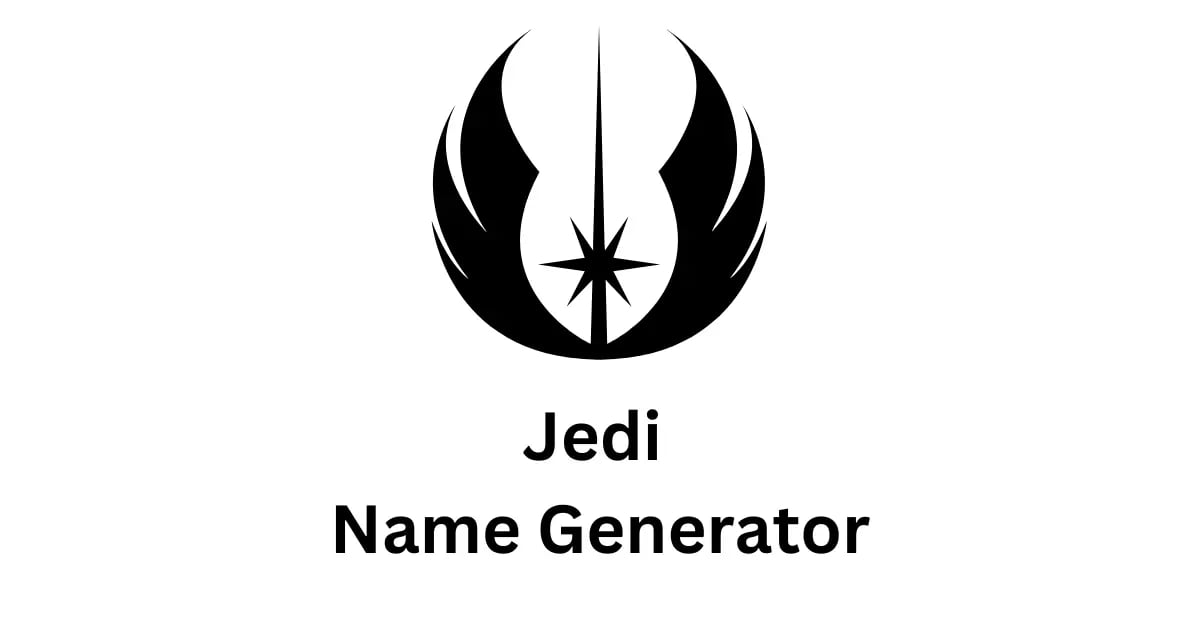 Jedi Name Generator