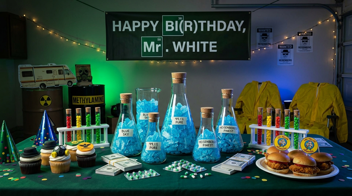 How to Throw a Breaking Bad Themed Party